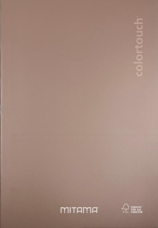 Sešit "Color Touch", A5, linkovaný, 40+2 listů, lososová, MITAMA 62002-90217