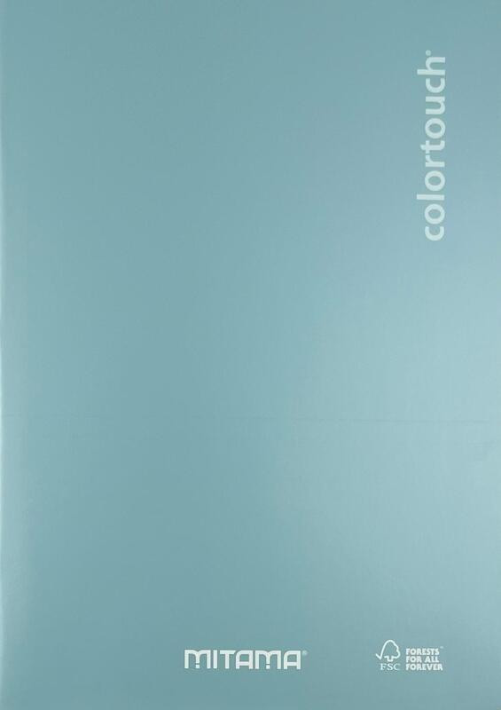 Sešit "Color Touch", A5, čtverečkovaný, 40+2 listů, tyrkysová, MITAMA 62003-90229