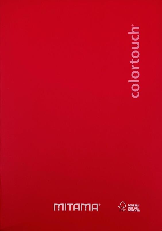 Sešit "Color Touch", A4+, linkovaný, 40+2 listů, červená, MITAMA 62012-90249