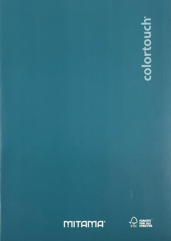 Sešit "Color Touch", A4, čtverečkovaná, 40+2 listů, tm.zelená, MITAMA 62013-90261