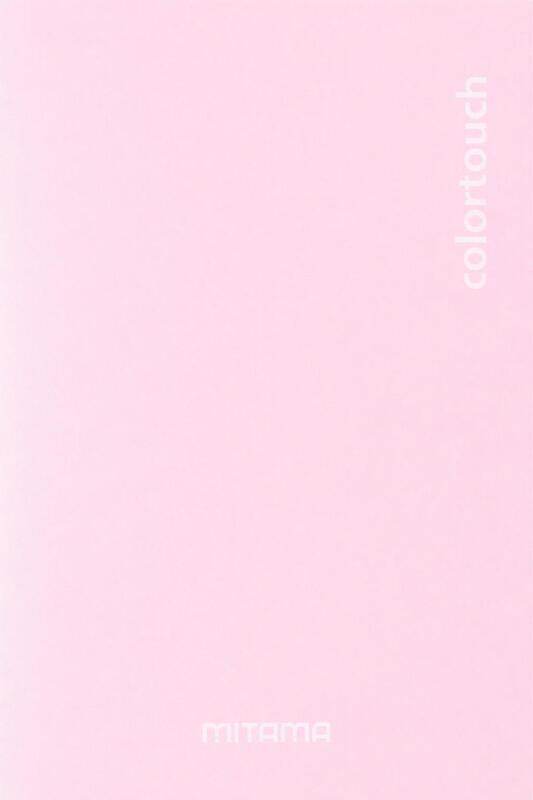 Sešit "Color Touch", A4, čtverečkovaná, 40+2 listů, pastel růžová, MITAMA 62013-90308