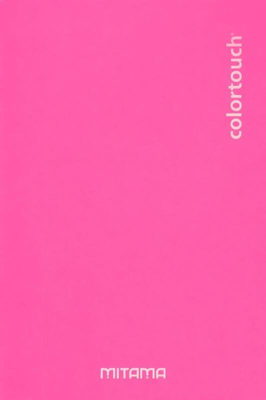 Sešit "Color Touch", A4, čtverečkovaná, 40+2 listů, neon růžová, MITAMA 62013-90311