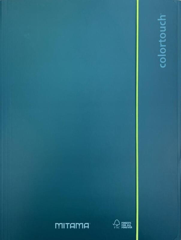 Desky s gumičkou "Color Touch", tm.zelená, MITAMA 62030-90272