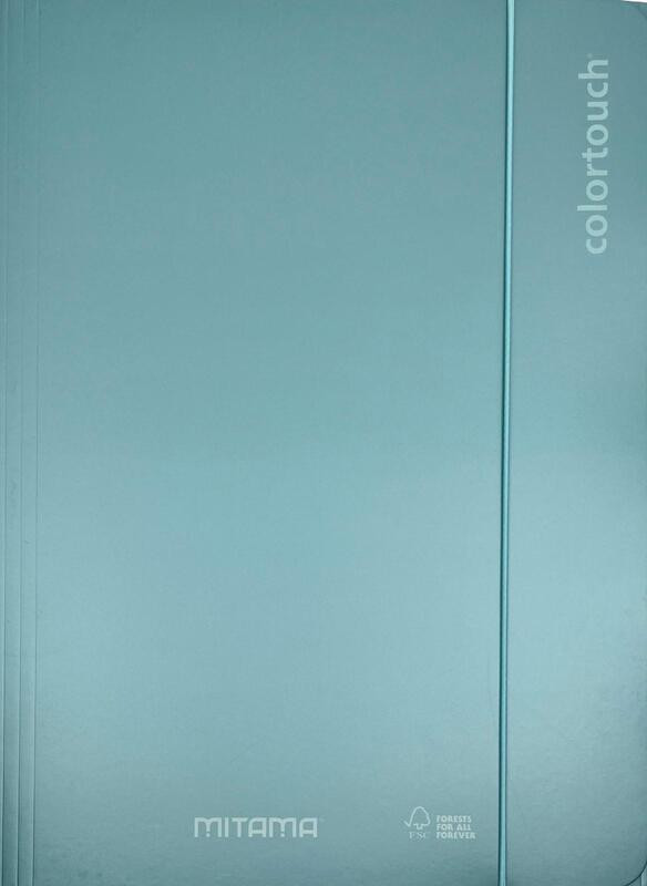 Desky s gumičkou "Color Touch", sv.zelená, MITAMA 62030-90273