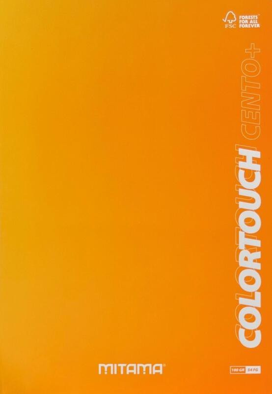 Sešit "Color Touch", A4+, čtverečkovaný, 52+2 listů, oranžová, MITAMA 62173-90133