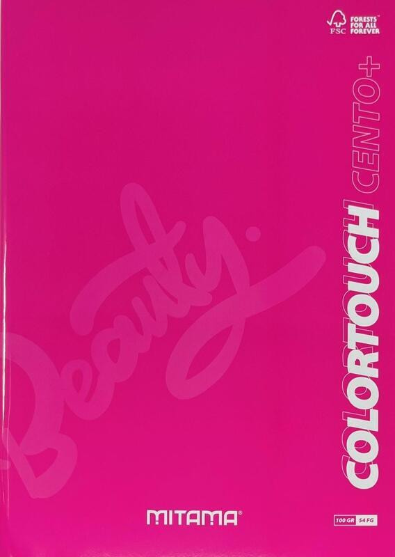 Sešit "Color Touch", A4, linkovaný s okraji, 52+2 listů, růžová, MITAMA 62176-90146