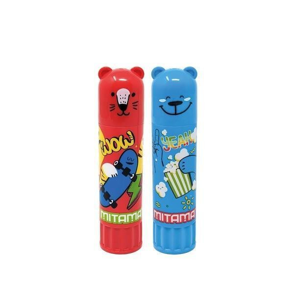 Lepicí tyčinka "Good Vibes", 15 g, 2ks, modrá/červená, Mitama 62961-90175