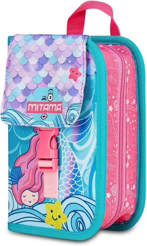 Penál plný "4Zip", mořská panna, MITAMA 64854