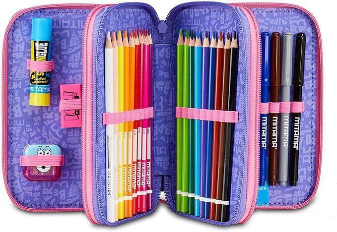 Penál plný "Triplo", rainbow, MITAMA 64866