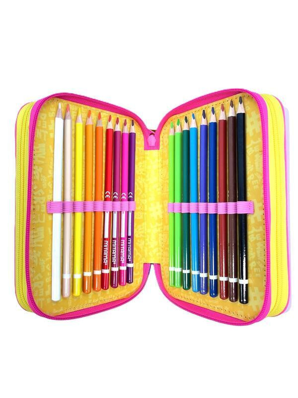 Penál plný "Triplo", cat rock, MITAMA 64867