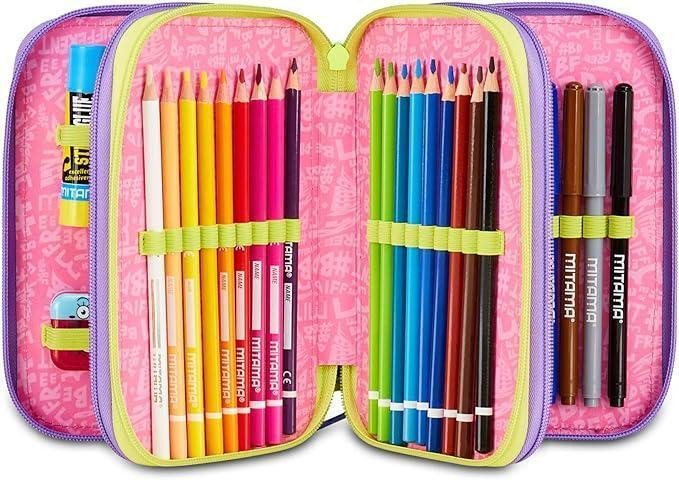 Penál plný "Triplo", sticker, MITAMA 64870