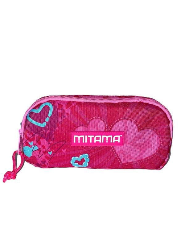 Penál "2Zip", srdce, MITAMA 64889-90015