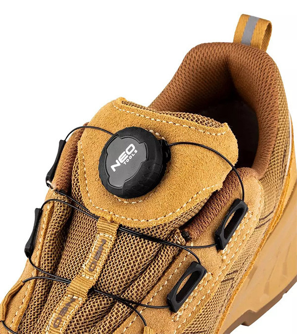 Pracovní obuv S1 SR FO, kabelový pásek s knoflíkem z polyesteru, 82-174-44, 12l, vyznačuje se odolností proti uklouznutí, NEO TOOL