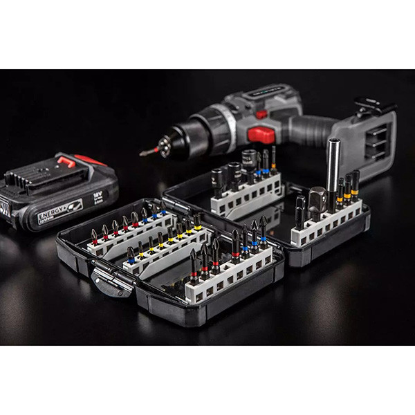 Sada bitů pro rázový utahovák, 56H560, 36 ks, Graphite