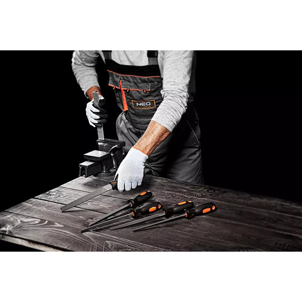 Pilníky na kov 37-610, sada 5ks, NEO TOOLS