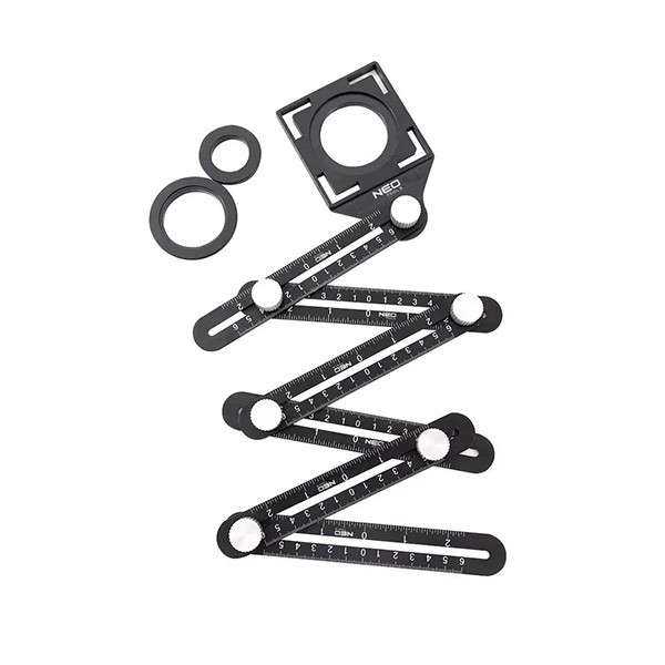 Úhlové pravítko NEO TOOLS 6 ramen