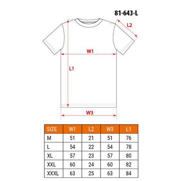 NEO TOOLS tričko s potiskem L