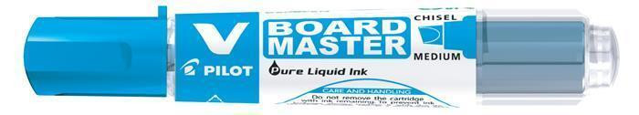 Popisovač na bílou tabuli "V-Board Master", modrá, 2,2 mm, klínový hrot, PILOT