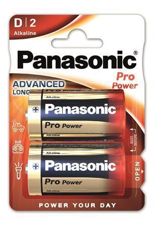 Baterie "Pro power", D 2 ks, PANASONIC