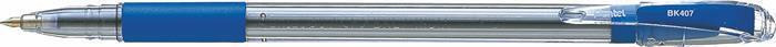 Kuličkové pero "BK407", modrá, 0,35 mm, s víčkem, PENTEL BK407-C