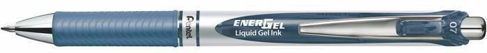 Gelové pero "EnerGel BL77", tmavě modrá, 0,35 mm, stiskací mechanismus, PENTEL BL77-CAX
