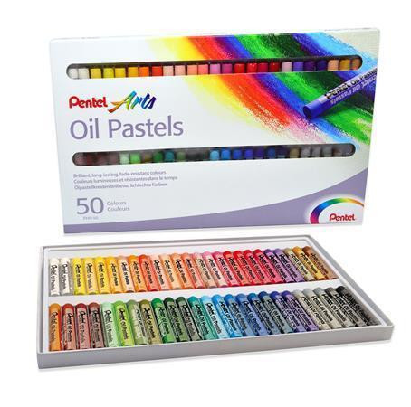 Voskovky "Arts", 50 barev, PENTEL PHN-50U
