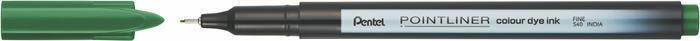 Liner "Pointliner", borovicově zelená, 0,4 mm, PENTEL S40-D