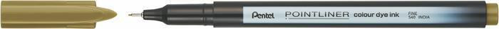 Liner "Pointliner", zlatavě hnědá, 0,4 mm, PENTEL S40-E4