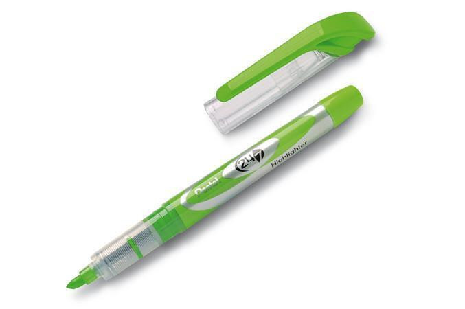 Zvýrazňovač "SL12", světle zelená, 1-3,5 mm, PENTEL SL12-KX