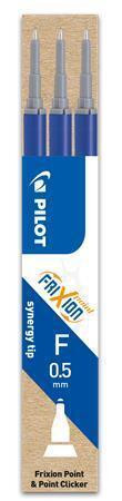 Náplň do rolleru "Frixion Point", modrá, 0,25mm, vymazatelná, 3ks, PILOT