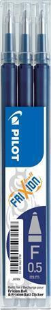 Náplň do rolleru "Frixion Ball/Clicker", modročerná, 0,25mm, vymazatelná, 3ks, PILOT