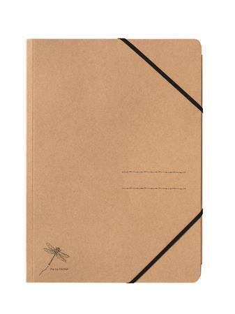 Desky s gumičkou "Pur", hnědá, kraft papír, A4, PAGNA 40067-11