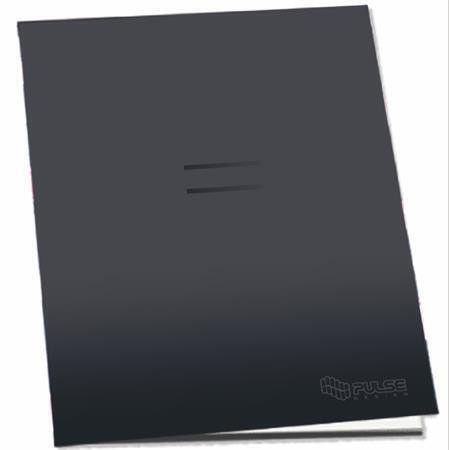 Sešit "Dark Colours", A4, linkovaný, 52 listů, PULSE 222170