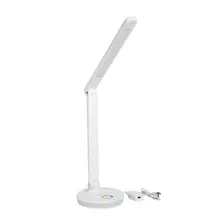 Platinet PDL400RGBW stolní LED lampa 12W stmívatelná, dotykové ovládání, USB port, bílá