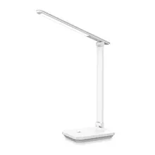 Platinet PDL6731W stolní LED lampa 5W stmívatelná, dotykové ovládání, integrovaná baterie 6000mAh, USB port, bílá