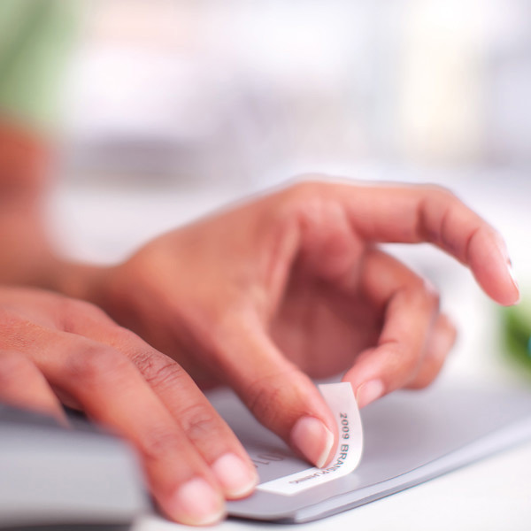 Dymo originální páska do tiskárny štítků, Dymo, 2231632, černý tisk/bílý podklad, 7m, 12mm, 20ks v balení, cena za balení, D1