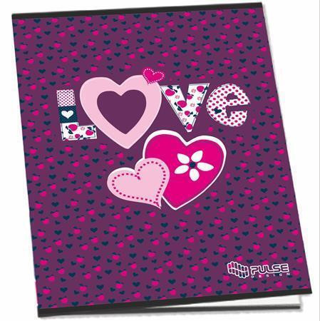 Sešit "Girls", linkovaný, A5, 52 listů, PULSE