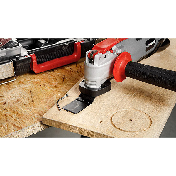 Víceúčelová bruska Graphite 59G025, elektrika (kabel), 230V, 500W, 21000osc./min, 2,8&deg;