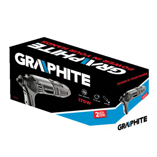 Minibruska 59G019, elektrika (kabel), 230V, 190 různých nástrojů, Graphite