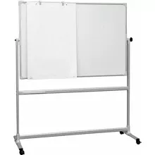 Eurosupplies mobilní magnetická tabule ALU rám 120x90