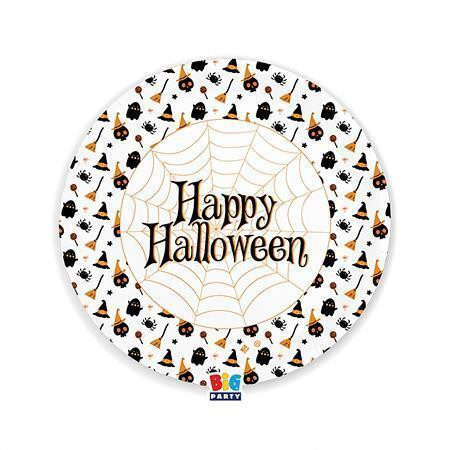 Talíř "Halloween", 22 cm, papír, 10 ks/balení, 2370076315