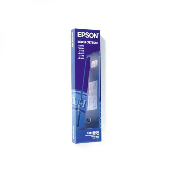 Epson originální páska do tiskárny, C13S015086, černá, Epson