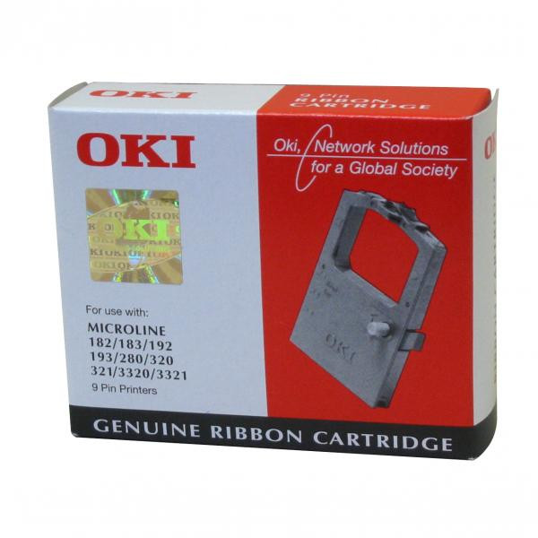 OKI originální páska do tiskárny, 9002303, černá, OKI