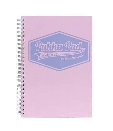Spirálový sešit "Pastel Jotta pad", mix, A5, linkovaný, 100 listů, PUKKA PAD