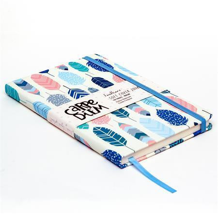 Sešit "Carpe Diem", peří, A5, měkká vazba, PUKKA PAD 9373-CD