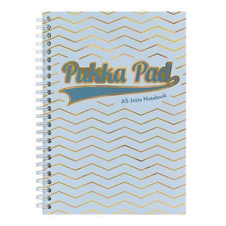 Spirálový sešit "Haze Jotta", mix vzorů, A5, linkovaný, PUKKA PAD 9868(AST)-HZE