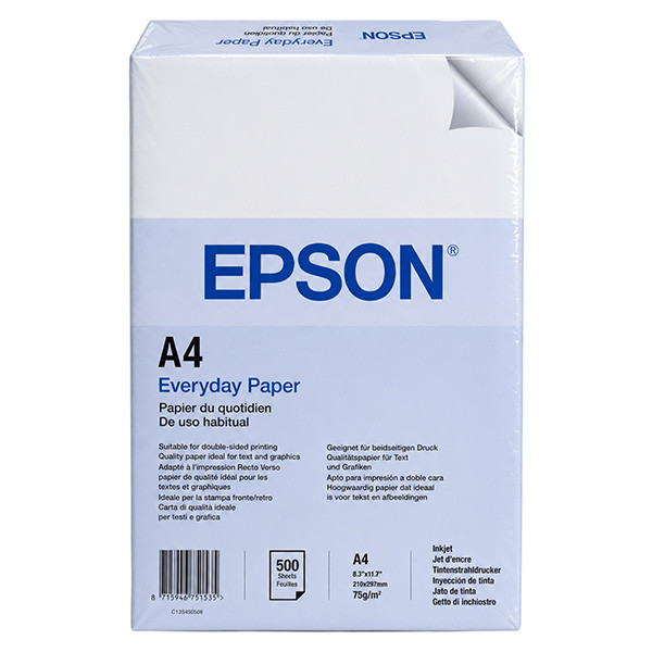 Xerografický papír Epson, Everyday Paper A4, 75 g/m2, bílý, 500 listů