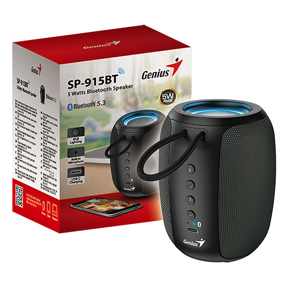 Genius reproduktor SP-915BT, 1.0, 5W, černo-šedý, COPILOT