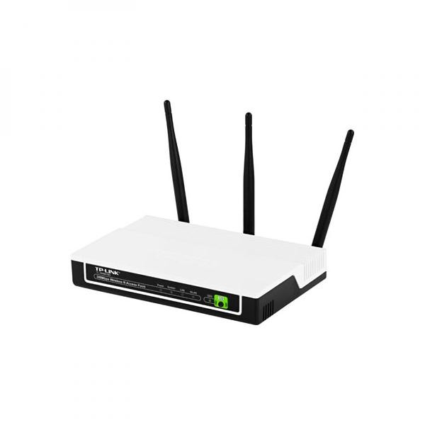 TP-LINK router TL-WA901ND 2.4GHz, extender, přístupový bod, PoE, 450Mbps, externí odnimatelná anténa, 802.11n, ethernetový most, W