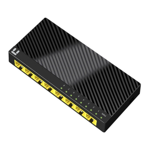 STONET stolní switch ST3108C 100Mbps, auto MDI/MDIX , plug-and-play, Green Power feature